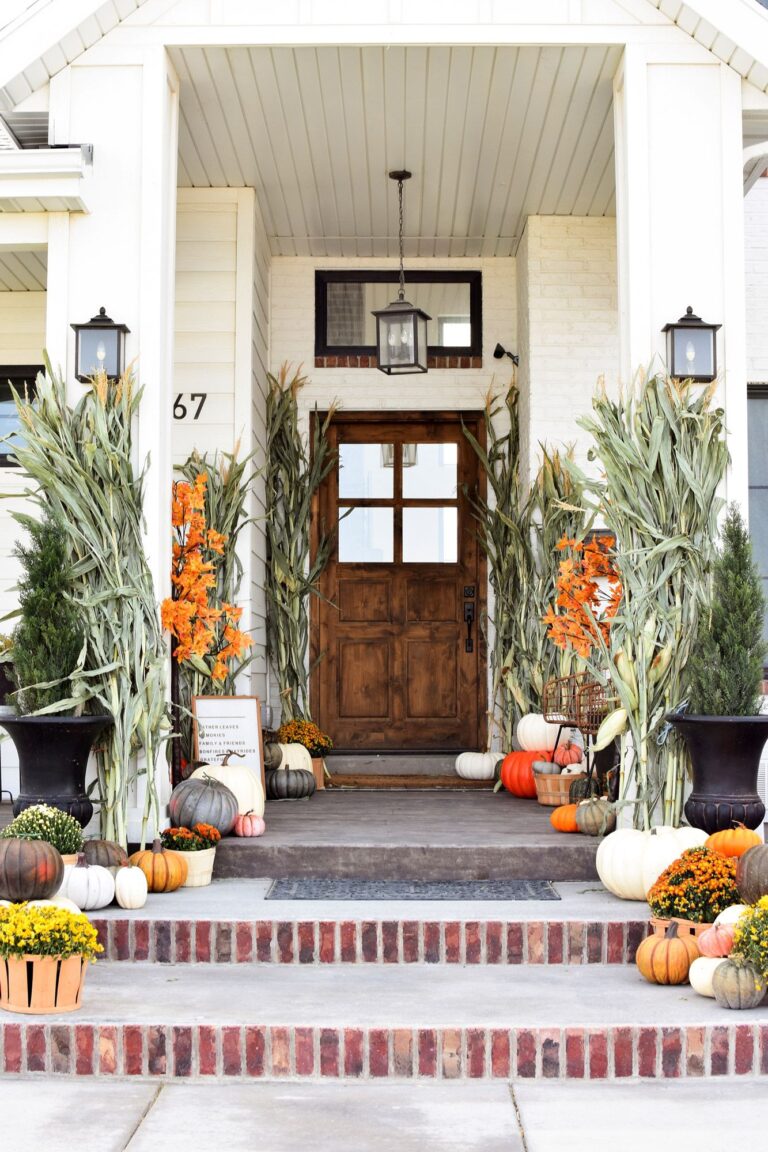 Fall Porch - Park and Oak Interior Design